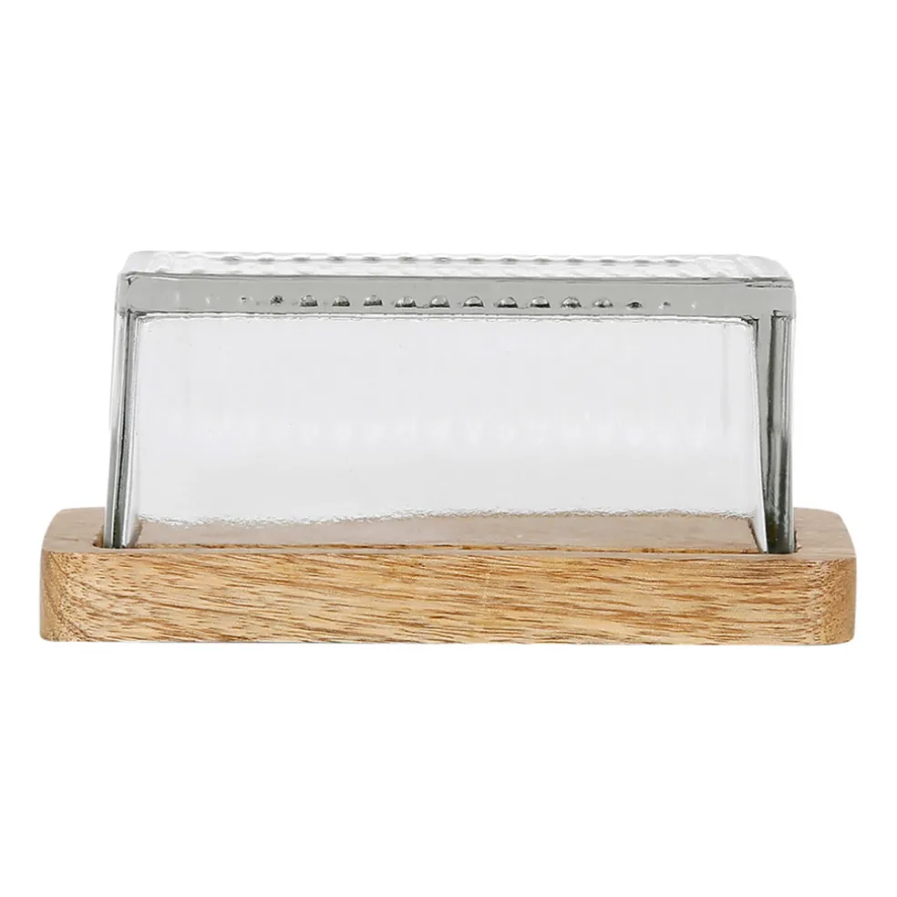 Beurrier en verre et manguier - grand office