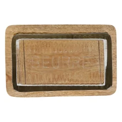 Beurrier en verre et manguier - grand office