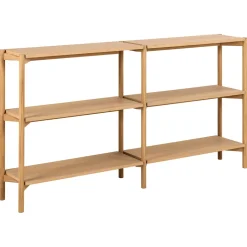 Bibliotheque en Bois Naturel - Braidwood