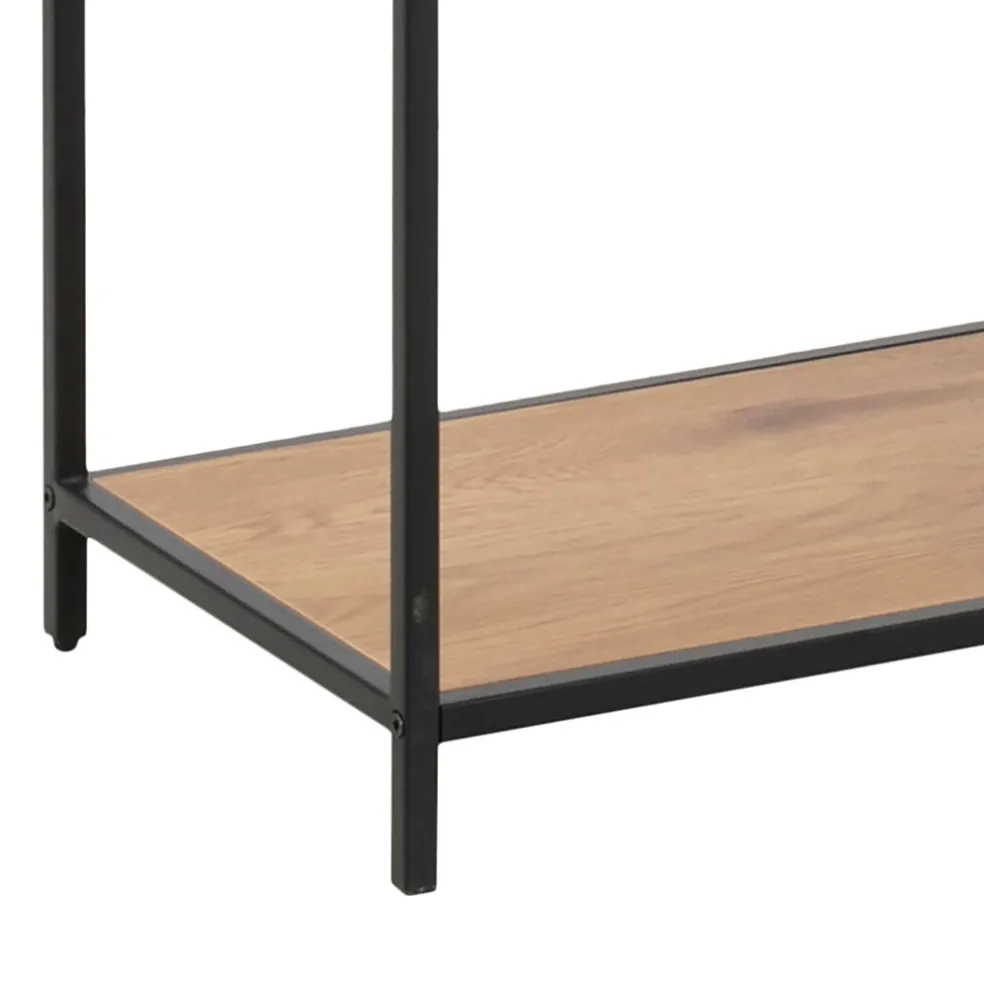 Bibliotheque industrielle en métal et chêne - Senzo