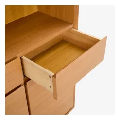 Bibliothèque 2 portes en chêne - Hazo