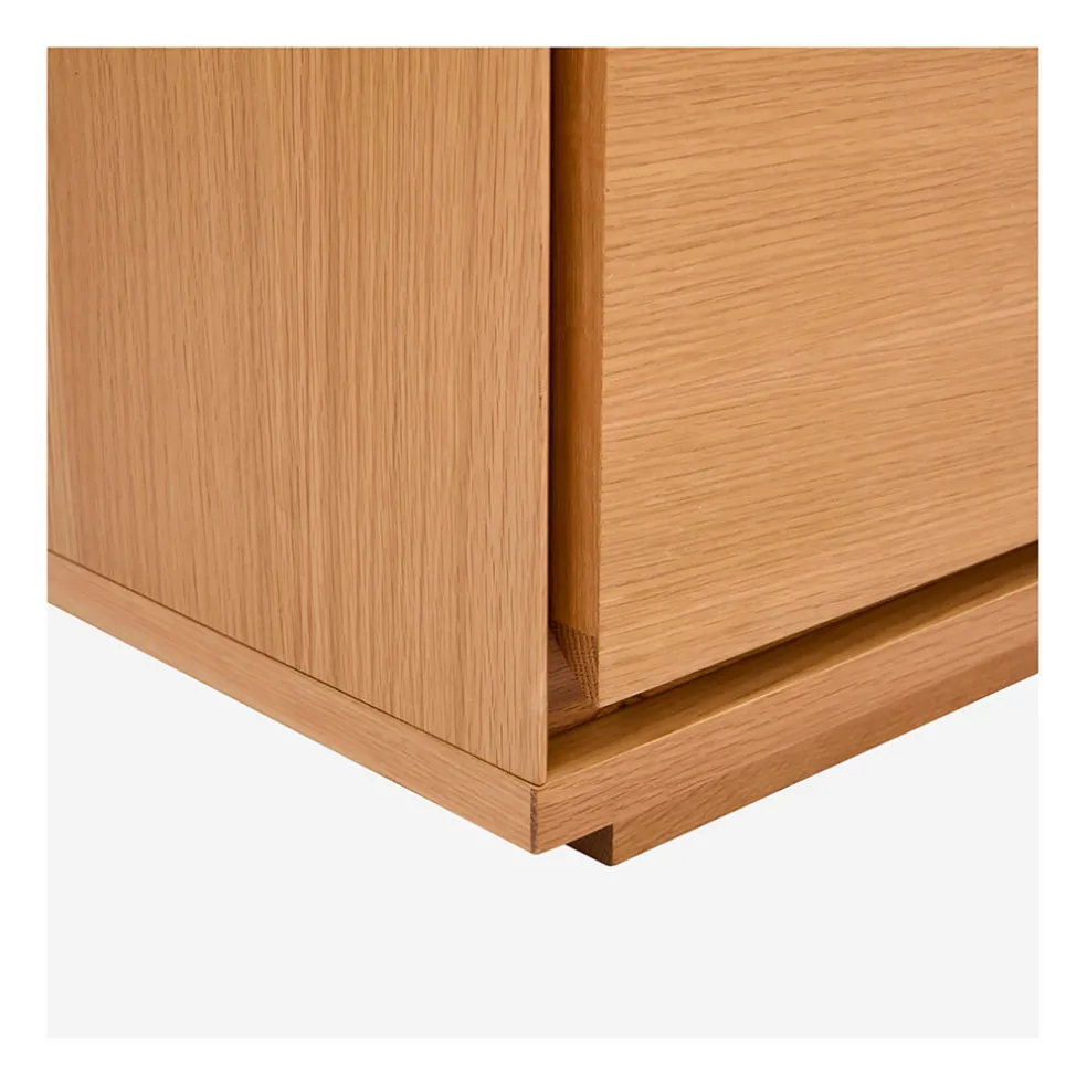 Bibliothèque 2 portes en chêne - Hazo