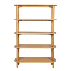 Bibliothèque siro en chêne naturel 110x40xh170cm