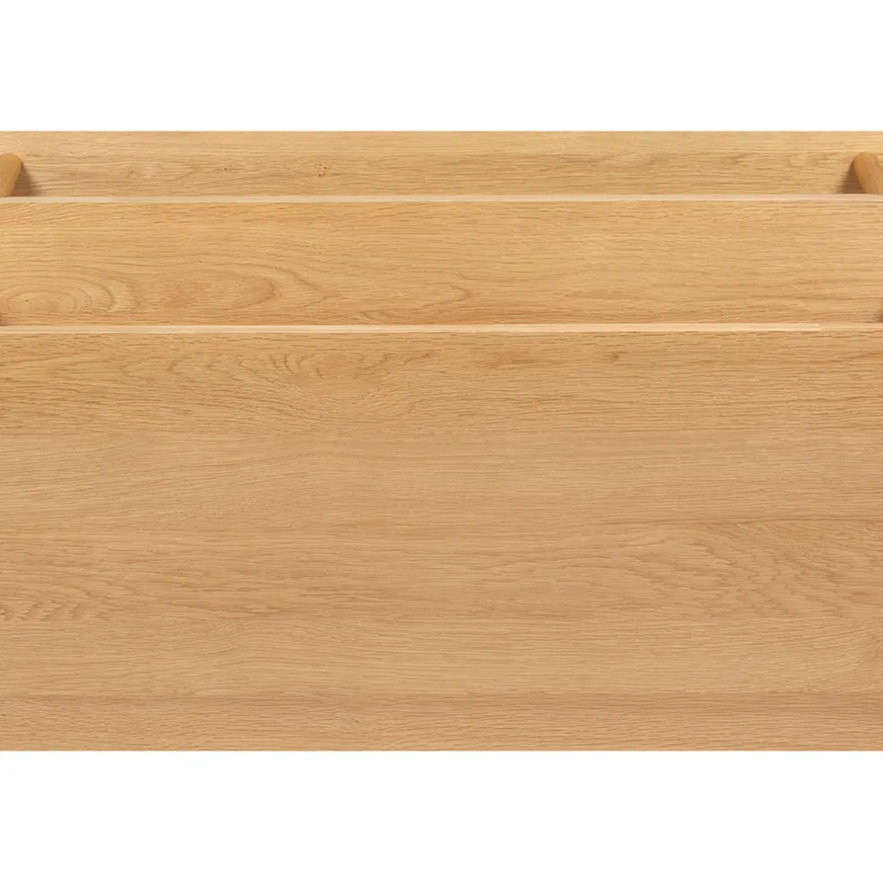 Bibliothèque siro en chêne naturel 110x40xh170cm