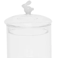 Bocal avec couvercle en verre borosilicate 60cl - Lapin