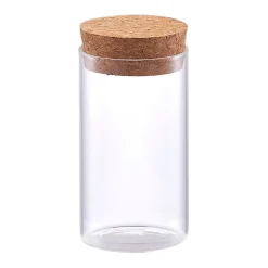 Bocal verre avec couvercle liège 17.5cl