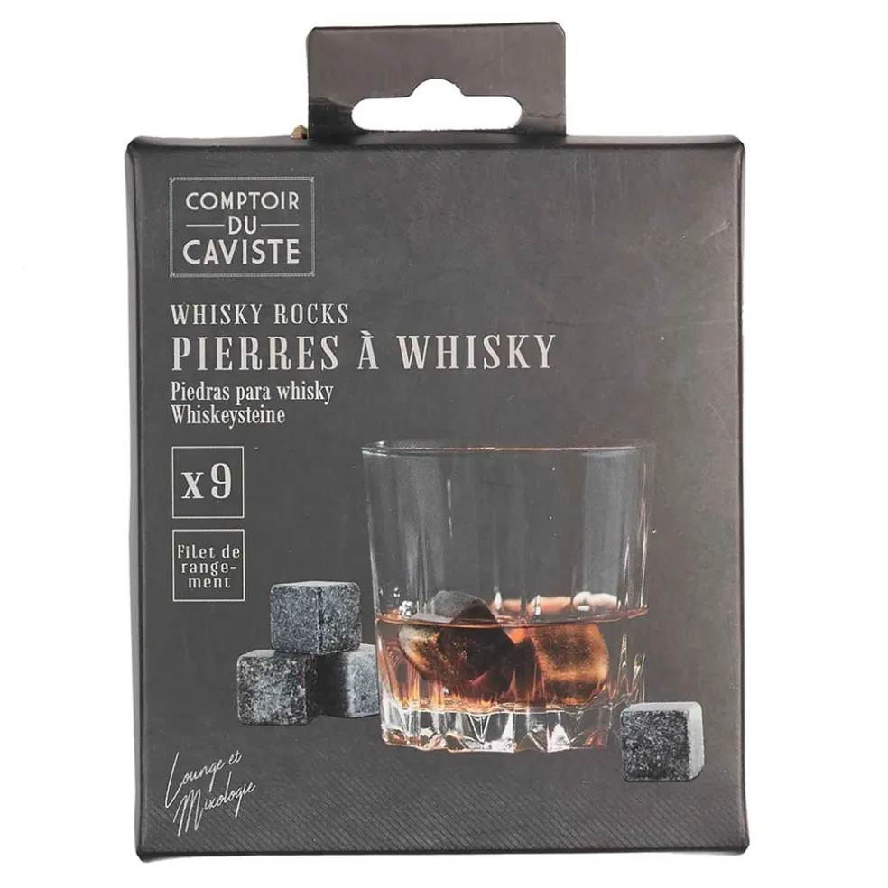 Boite de 9 pierres a whisky
