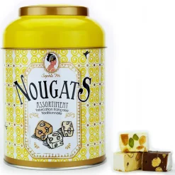 Boite métal nougats assortiment - 170gr