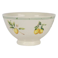 Bol citron en faïence jaune et vert 75cl - Collection