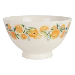 Bol en faïence orange 75cl - Collection