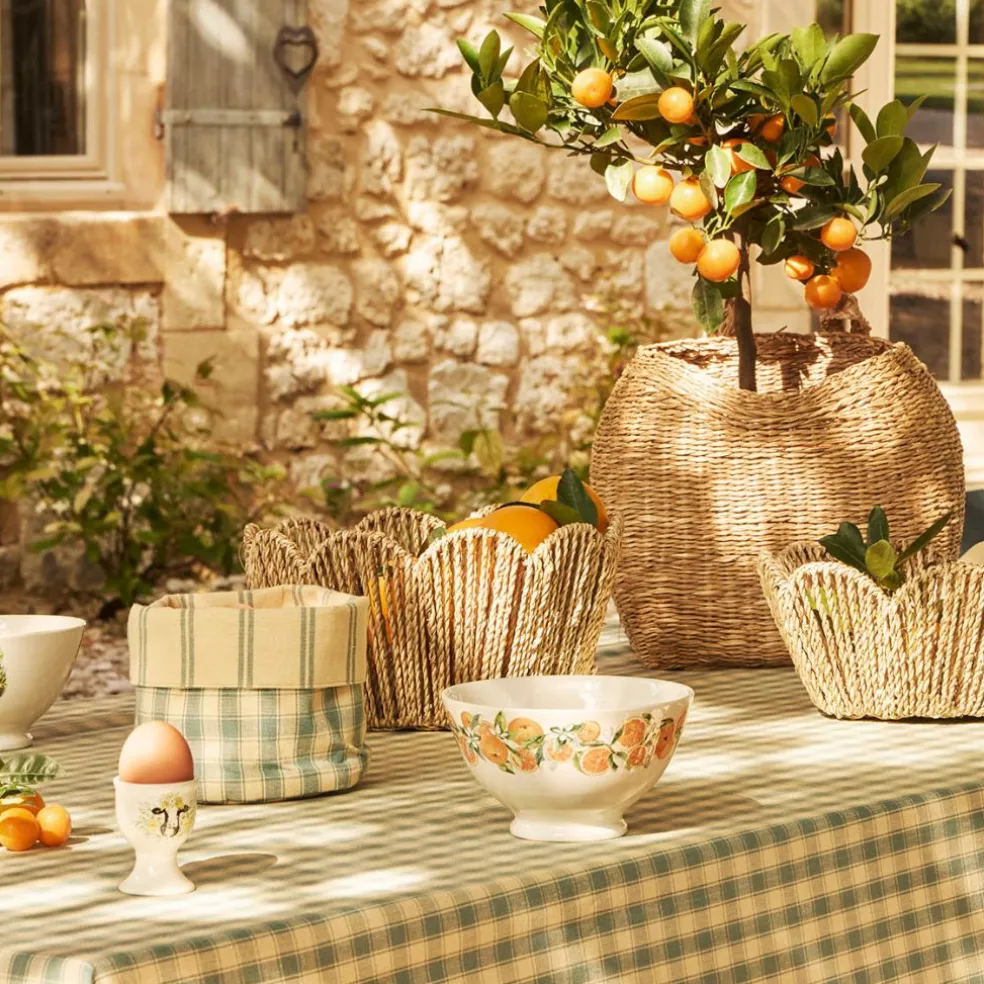 Bol en faïence orange 75cl - Collection