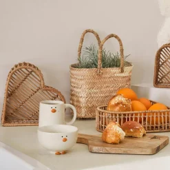 Bol en grès blanc canard 30cl - Sweetdream