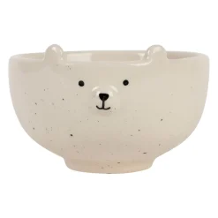 Bol en grès blanc ours 30cl - Sweetdream