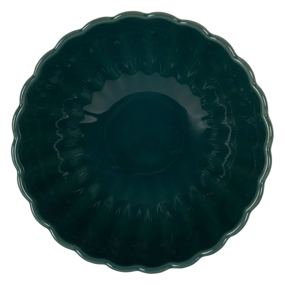 Bol en grès émeraude 60cl - Romancero