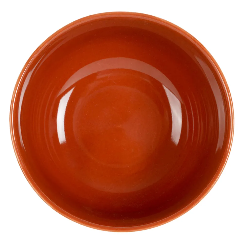 Bol en grès rayé jaune et blanc 35cl - Alaria