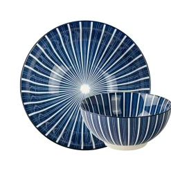 Bol otb stripes d19.5cm bleu