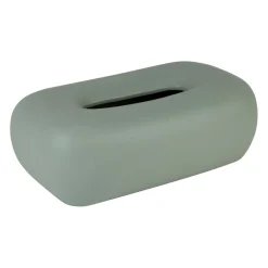 Boîte à mouchoir en grès sauge - Klosen