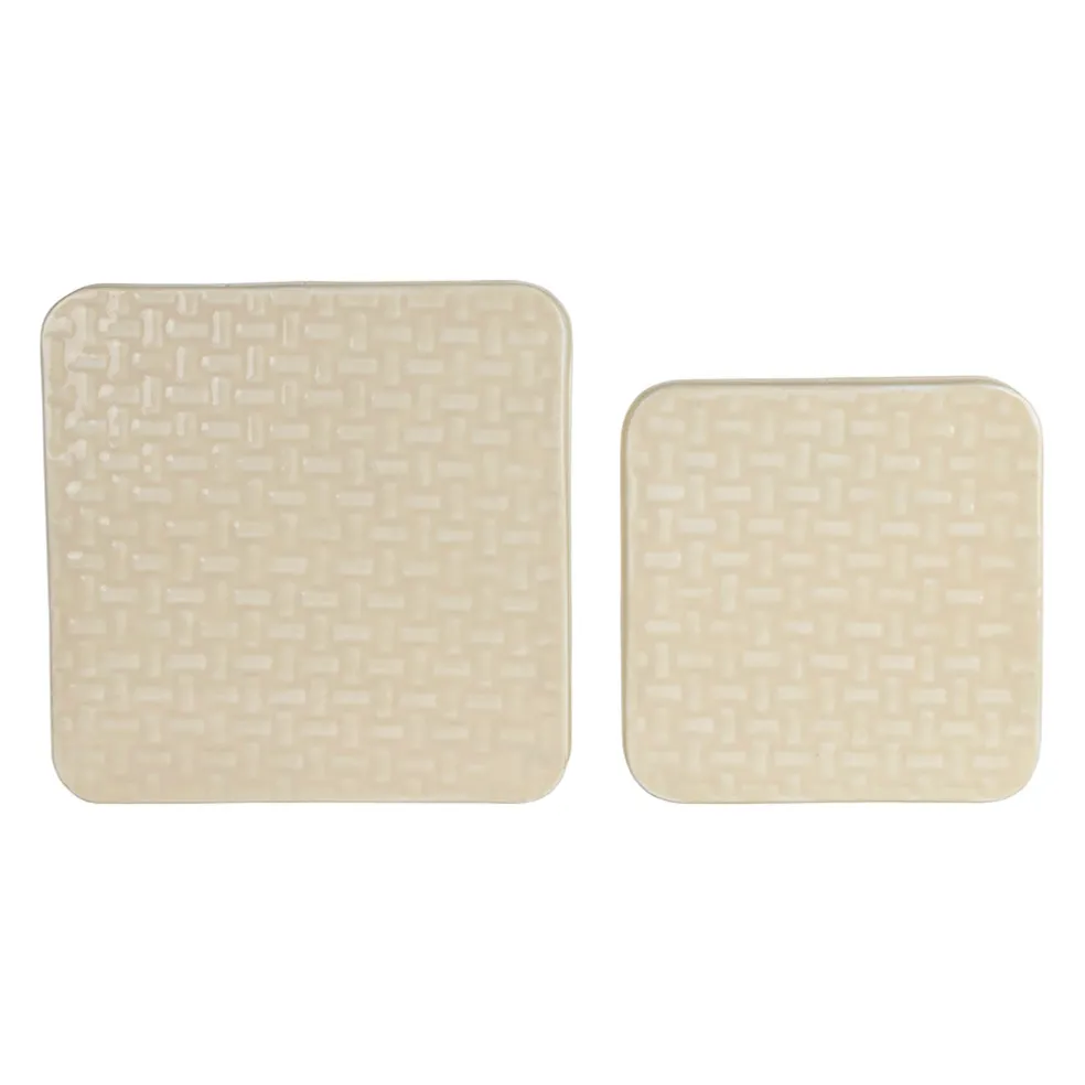 Boîte gigogne (x2) en fer ivoire