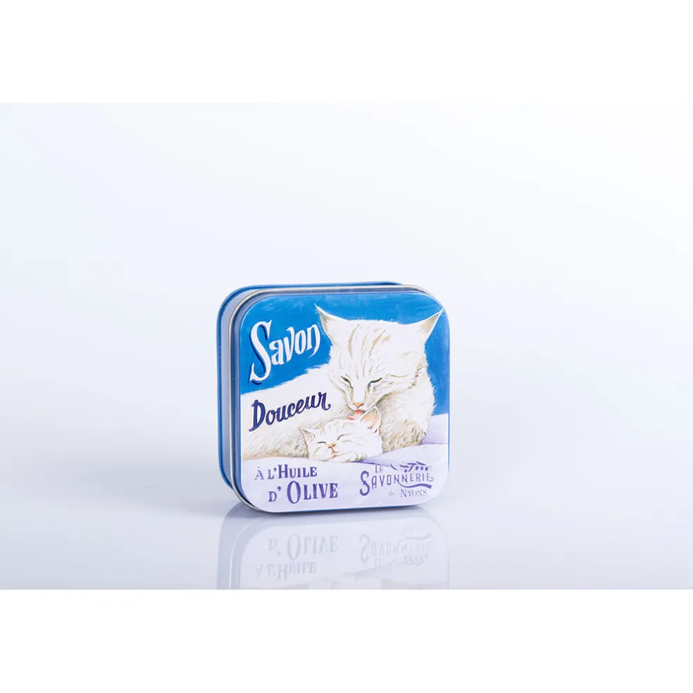 Boîte métal avec savon 100g