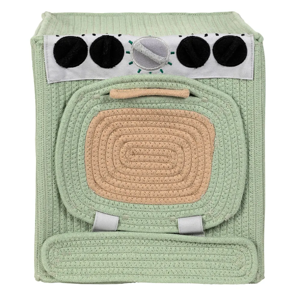 Boîte rangement four en coton vert d'eau - Sweetdream