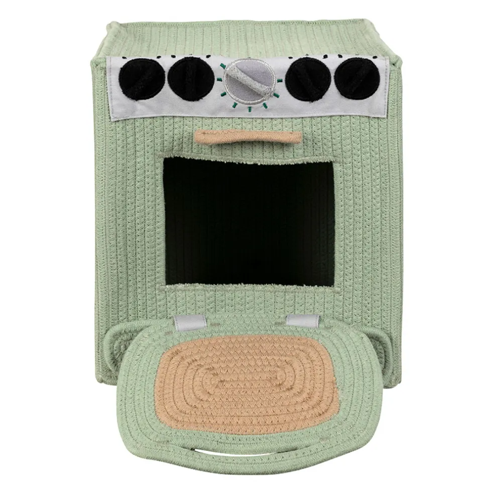 Boîte rangement four en coton vert d'eau - Sweetdream