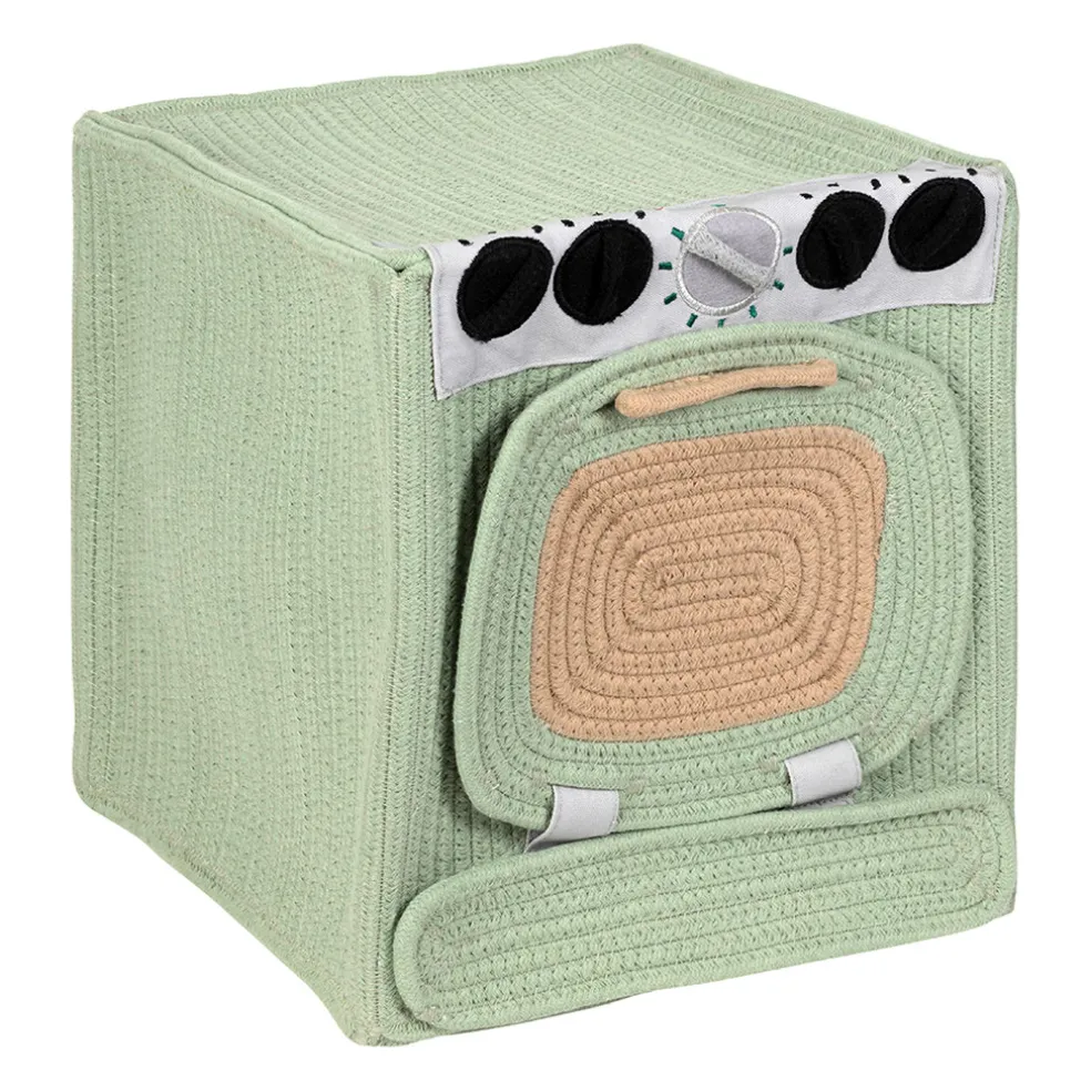 Boîte rangement four en coton vert d'eau - Sweetdream