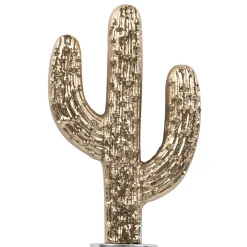 Bouchon bouteille cactus en aluminium doré - Sunny