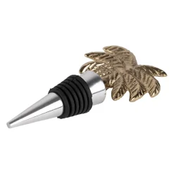 Bouchon bouteille palmier doré - Tropic Étoile