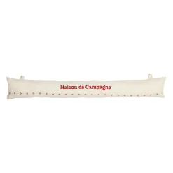 Boudin de porte en coton rouge - P'tits Cœurs