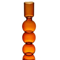 Bougeoir Aria Ambre D8Xh23.5Cm