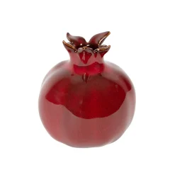 Bougeoir en grès grenat h11.6cm - Grenadier