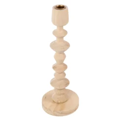 Bougeoir en pin naturel h33.5cm - Boise