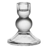 Bougeoir en verre h10cm - Alphe