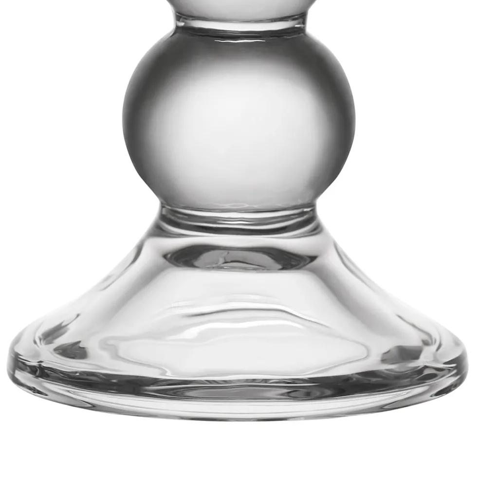 Bougeoir en verre h10cm - Alphe