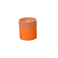 Bougie à la citronnelle orange