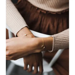 Bougie Bijou Bracelet Or bille beige Fleur de cerisier 45h