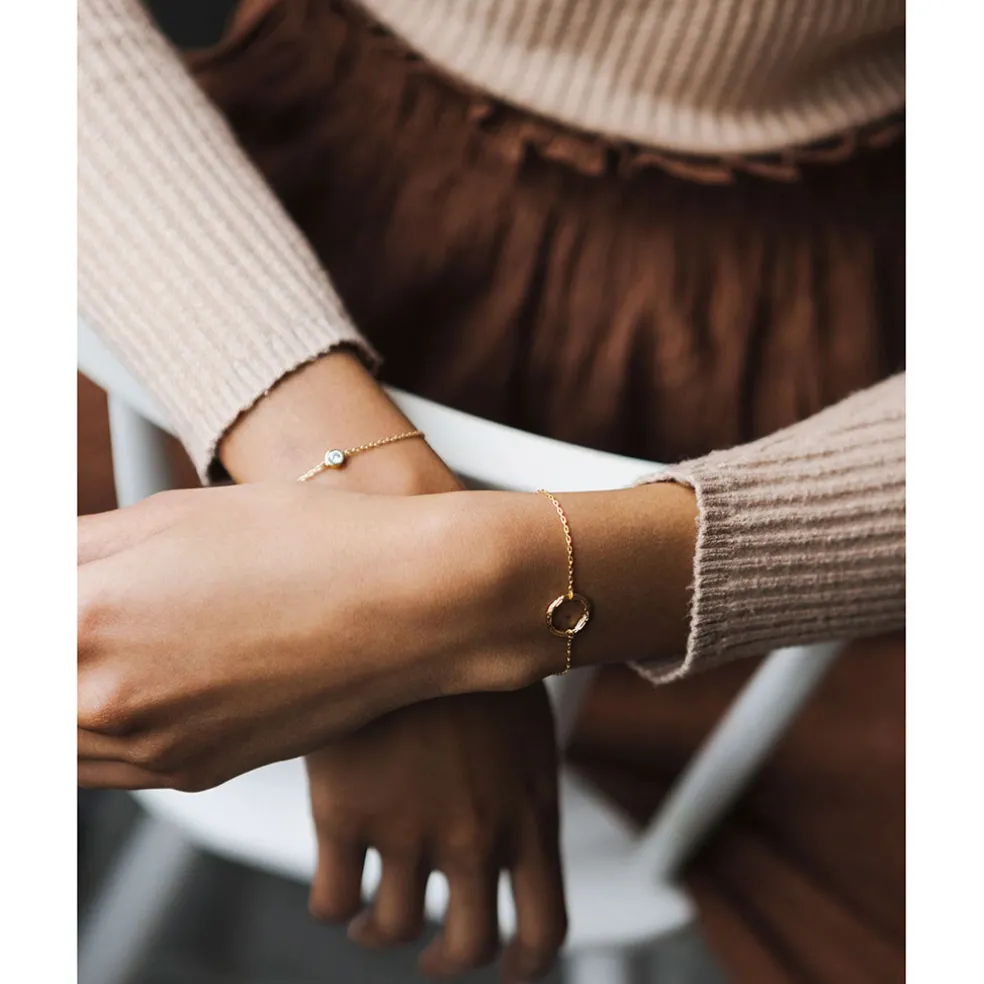 Bougie Bijou Bracelet Or bille beige Fleur de cerisier 45h