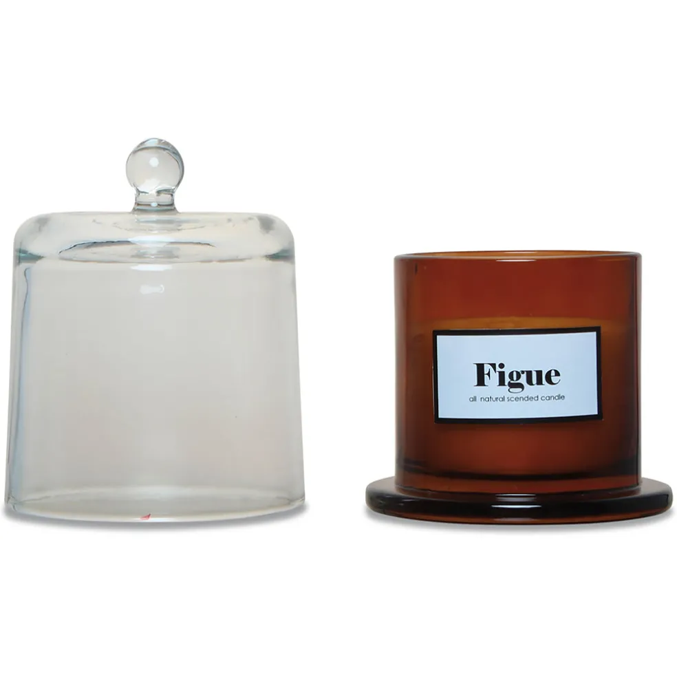Bougie cloche parfumée Figue Boisée 85h