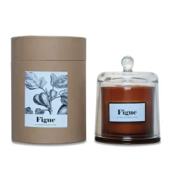 Bougie cloche parfumée Figue Boisée 50h