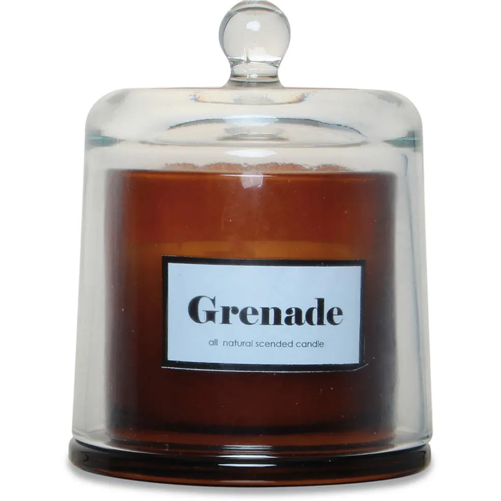 Bougie cloche parfumée Grenade Acidulée 50h