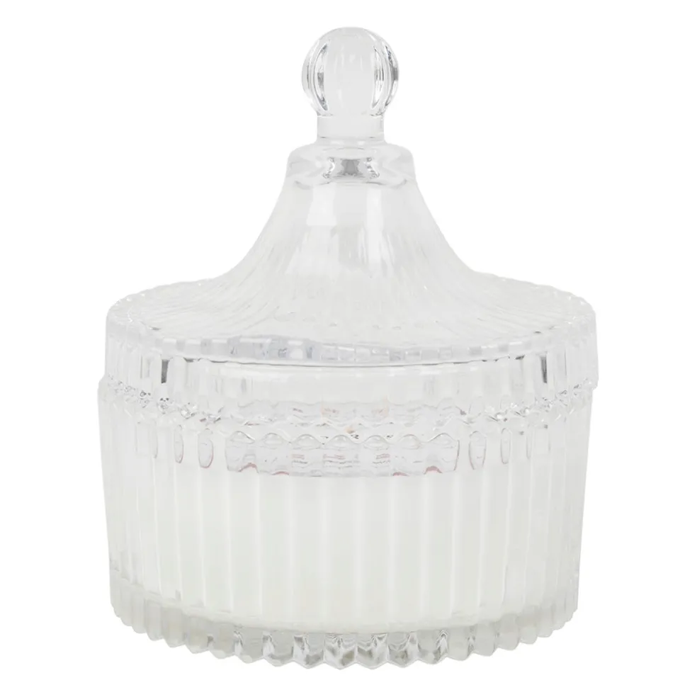 Bougie en verre senteur abricot 180g