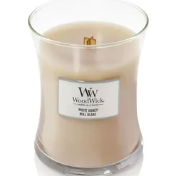 Bougie jarre miel blanc