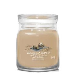 Bougie jarre parfumée Ambre et bois de santal 65h
