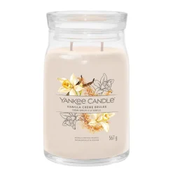 Bougie jarre parfumée Crème brulée à la vanille 100h