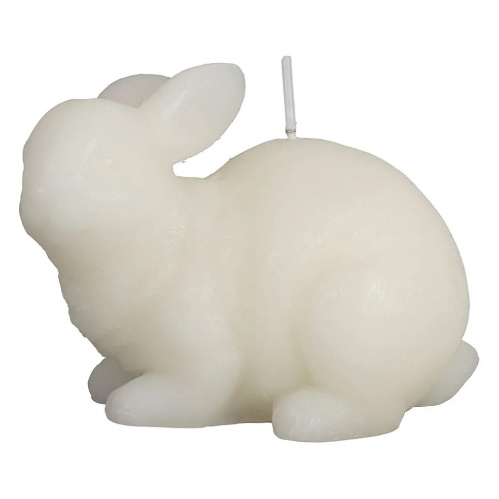Bougie lapin blanc 12h - Floreal