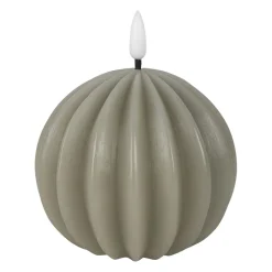 Bougie led boule sauge h12cm