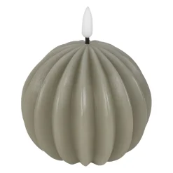 Bougie led boule sauge h12cm