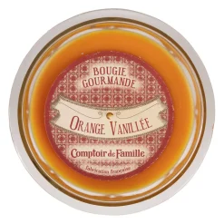 Bougie orange vanillee gourmande orange