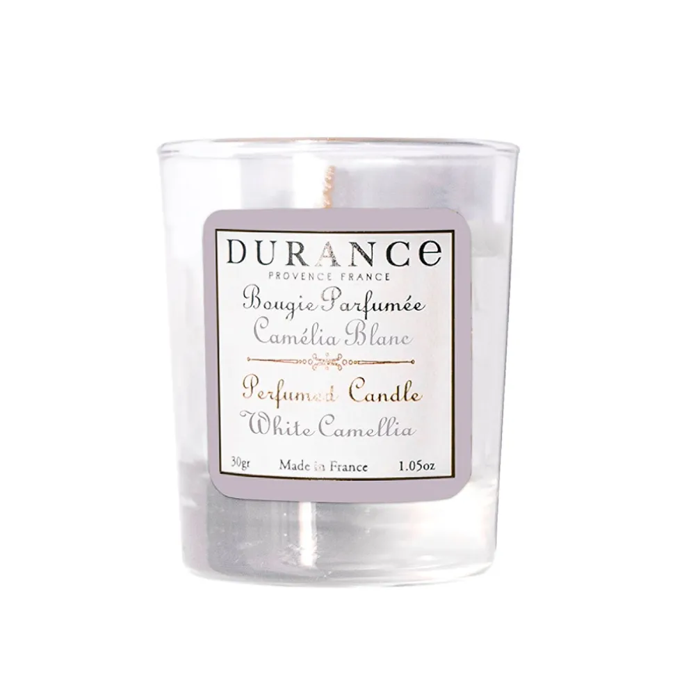 Bougie parfumée Camélia Blanc 12h