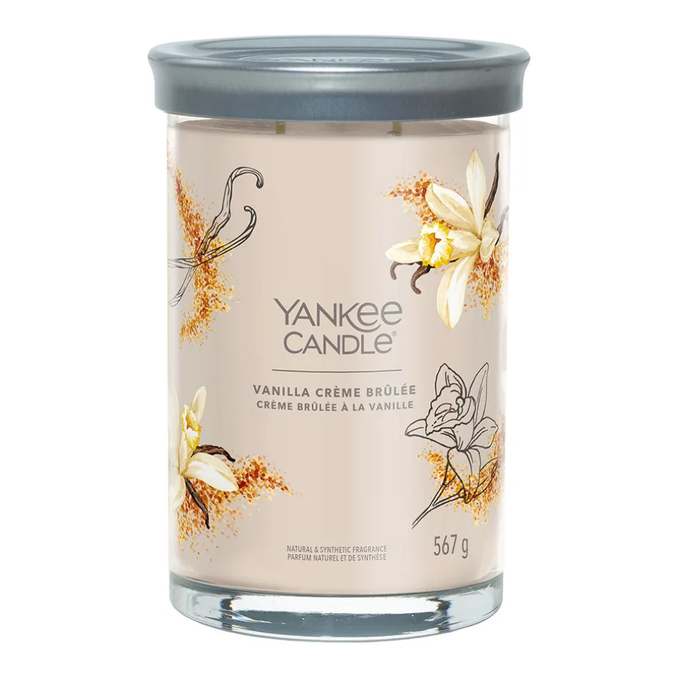 Bougie parfumée Crème brulée à la vanille 100h